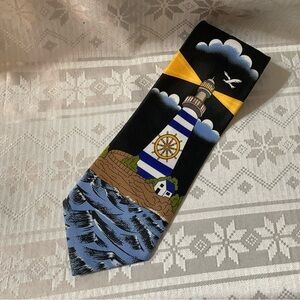 Museo Tie Nautical Formal Polyester, Made in Korea